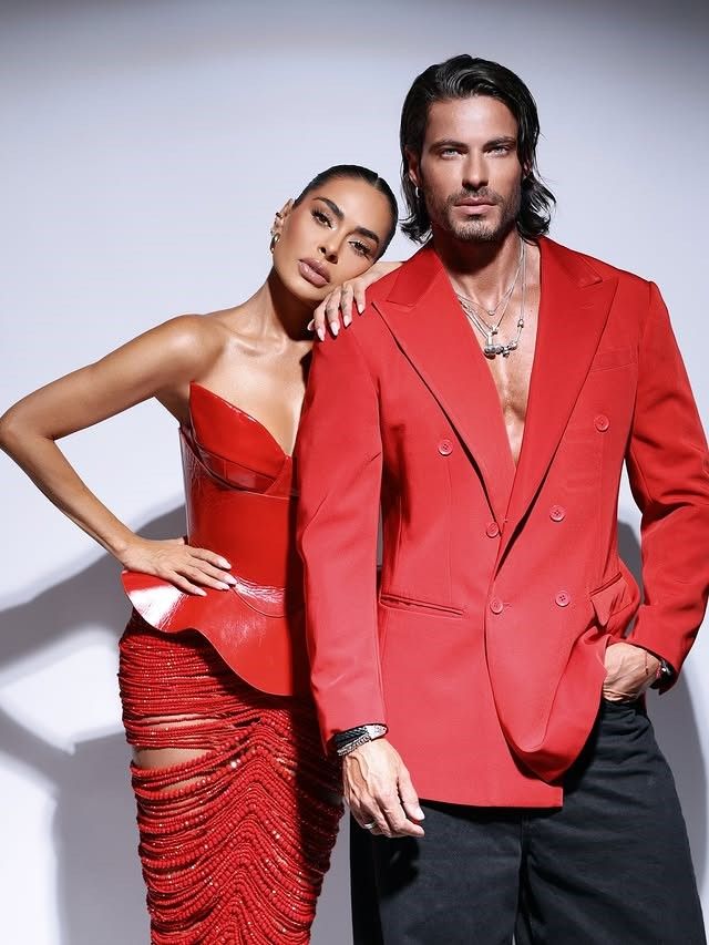 Galilea Montijo junto a su novio y entrenador personal, Issac Moreno.