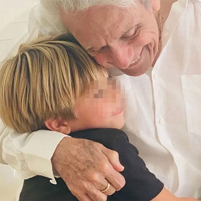 El padre de Shakira con su nieto Sasha