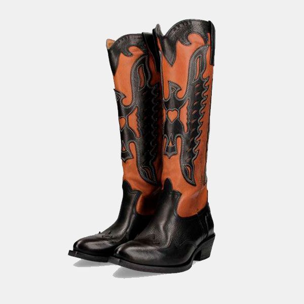 botas bicolor