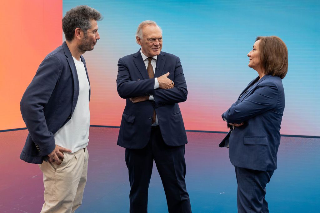 Carlos del Amor, Pedro Piqueras y Pepa Bueno