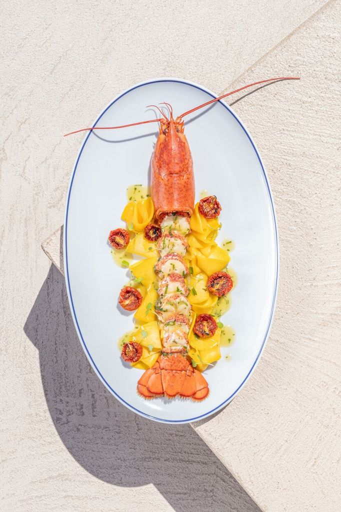 Ensalada de bogavante. La Cabane Marbella