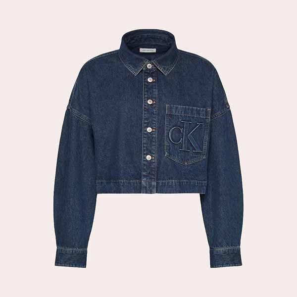 Camisa Vaquera de  Mujer Cropped Calvin Klein Jean