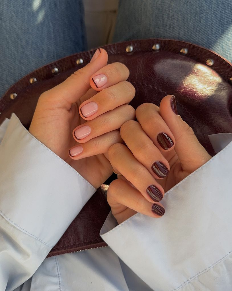 El french tip reinterpretado.