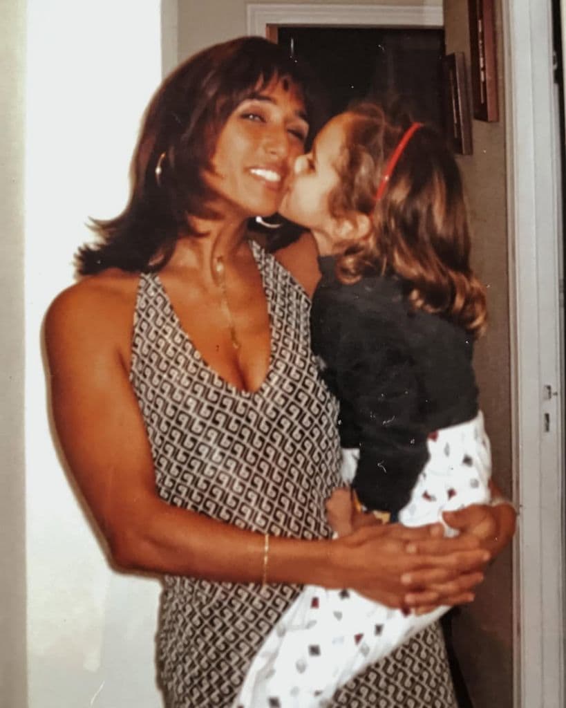 Marina Romero con su madre, Noemí