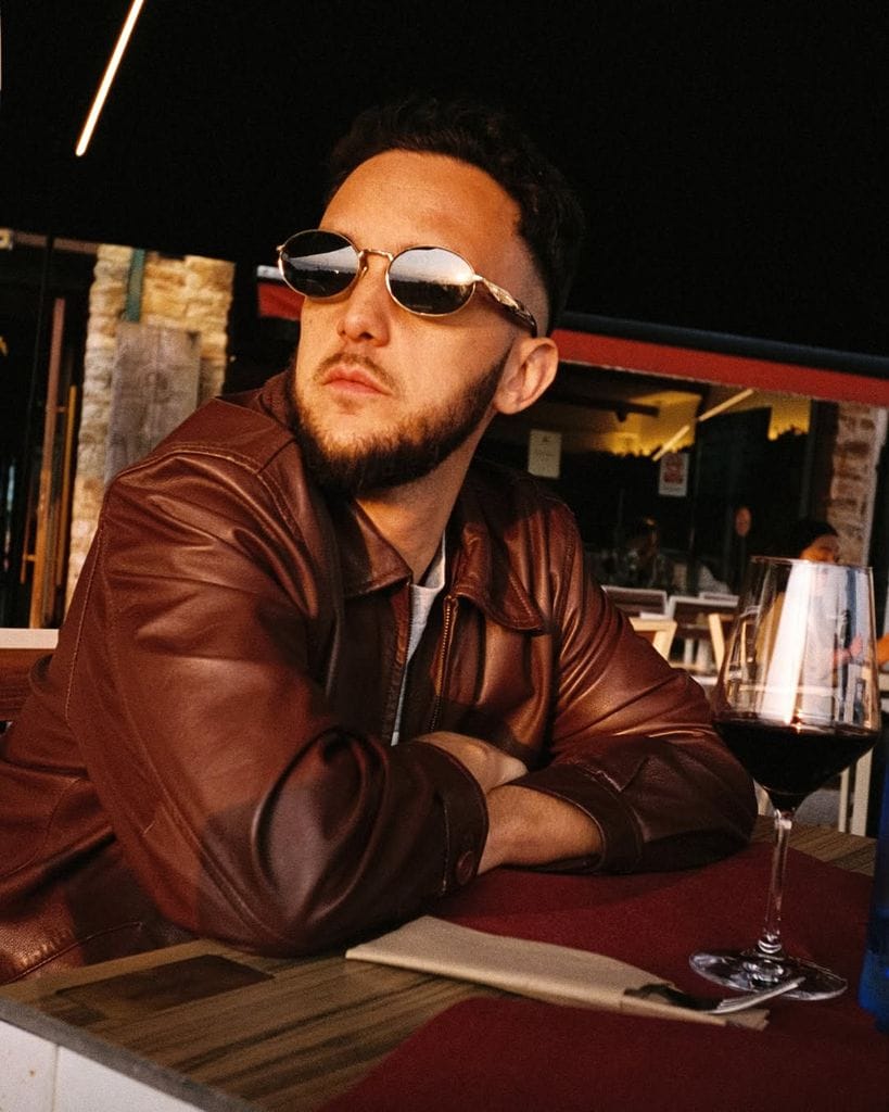 El artista madrileño en una foto tomada por su novia