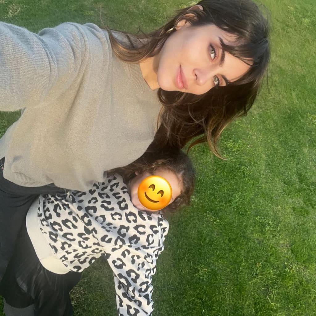Melissa con su hija