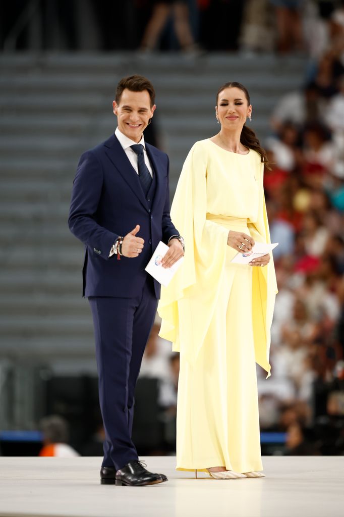 Christian Gálvez y Patricia Pardo, sobre el escenario