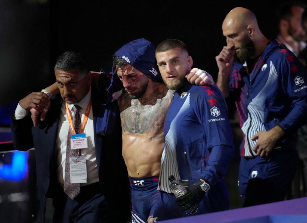 Ilia Topuria, tras el combate en la Casa Blanca