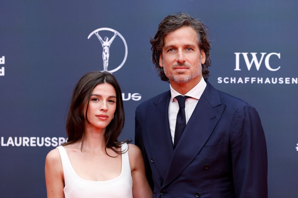 Feliciano López y Sandra Gago en los Premios Laureus