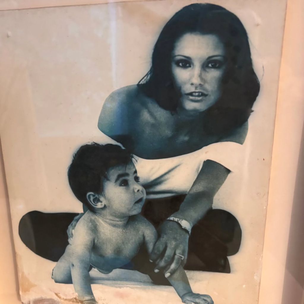 Carmen Ordóñez con su hijo Cayetano Rivera