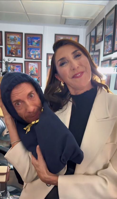 Paz Padilla y Pablo Motos en El Hormiguero
