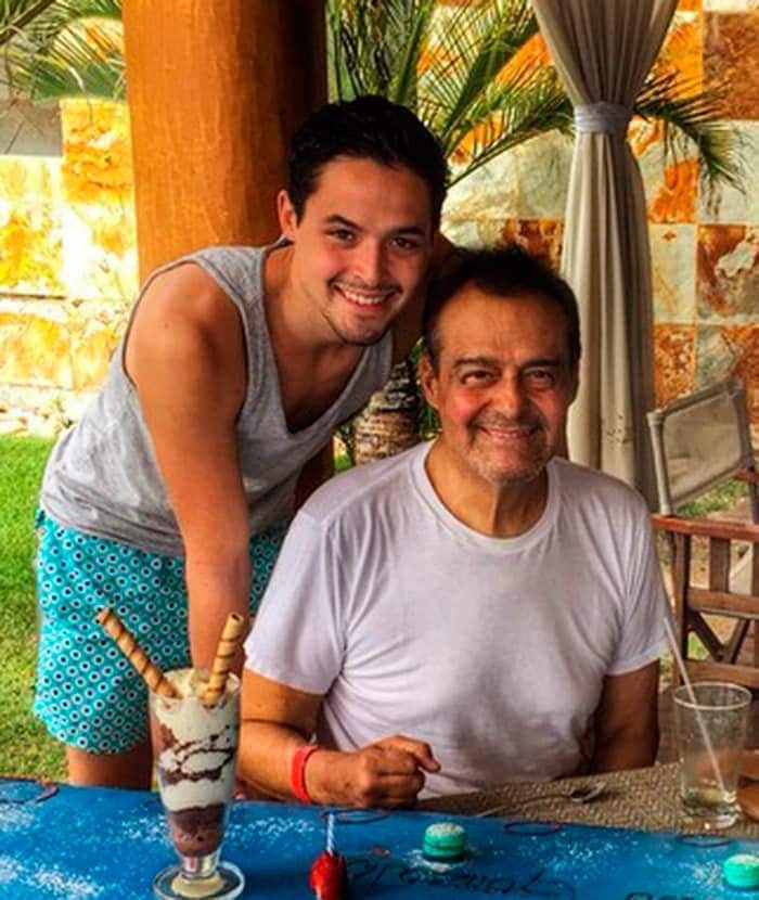 Gonzalo Vega Jr y su papá