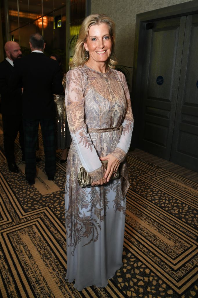 Sophie de Edimburgo con vestido de Zimmermann en una gala en Londres