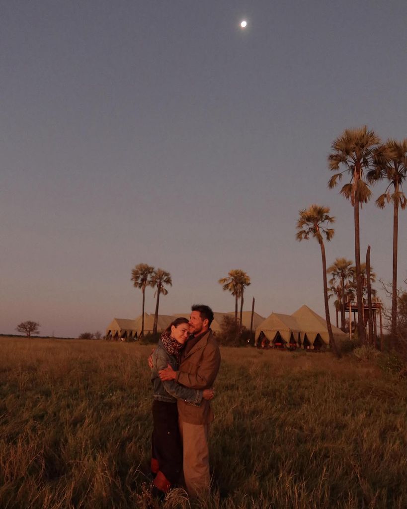 El safari soñado por Carla Pereyra y Diego Simeone