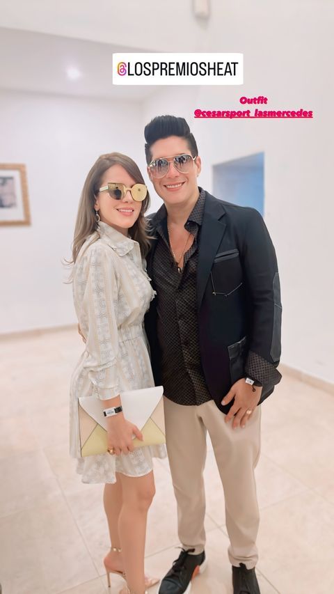 Chyno Miranda y su novia Astrid Falcón