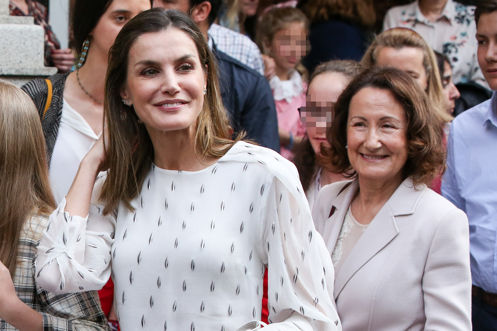 La reina Letizia con su madre en una imagen de archivo