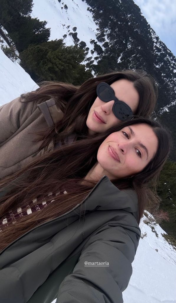 Marta Oria y Sandra Gago en Baqueira.