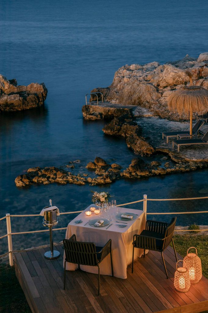 Cena y eclipse. Hotel de Mar Gran Meliá