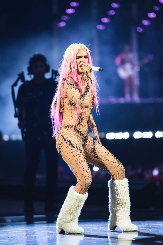 Karol G en su primer concierto en Madrid, julio 2024