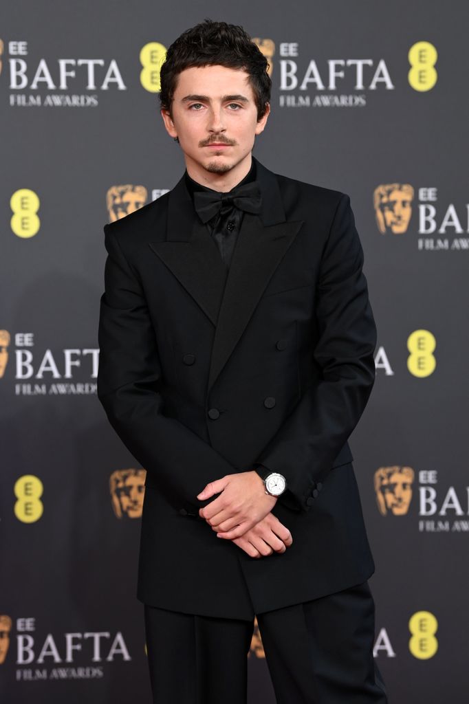 Timothée Chalamet en los BAFTA 2026