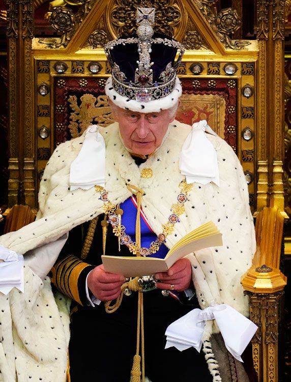 Carlos III pronuncia su discurso