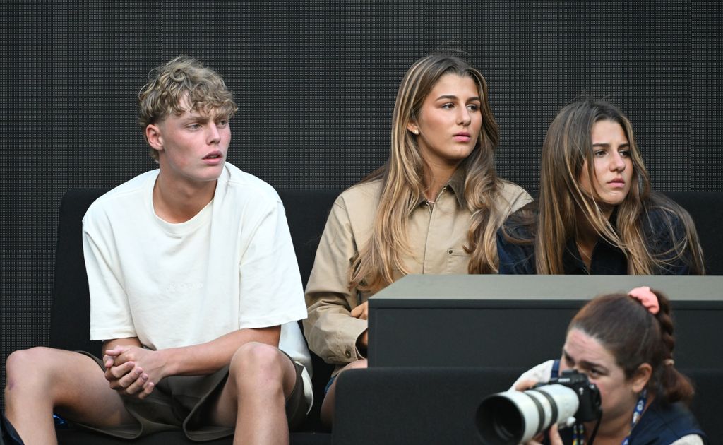 Siguieron de cerca el partido de Jannik Sinner contra Hugo Gaston