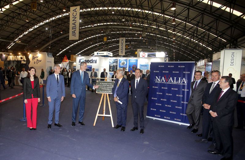 En Rey inaugura Navalia