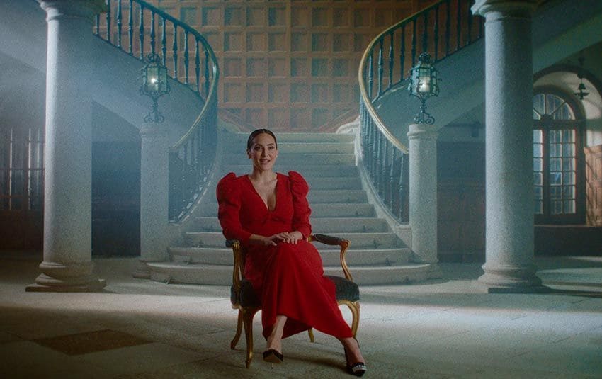 Serie de Netflix, La Marquesa, rodada en el palacio de El Rincón de Tamara Falcó