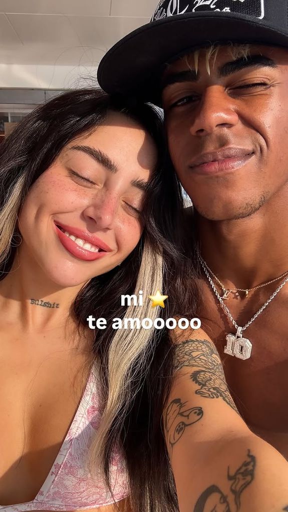 Nicki Nicole le envió un romántico mensaje a Lamine Yamal el día del Balón de Oro.