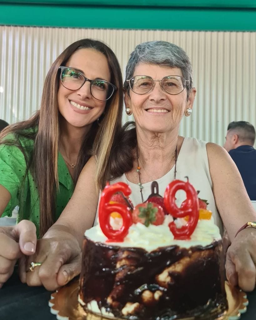 Nuria Fergó y su madre