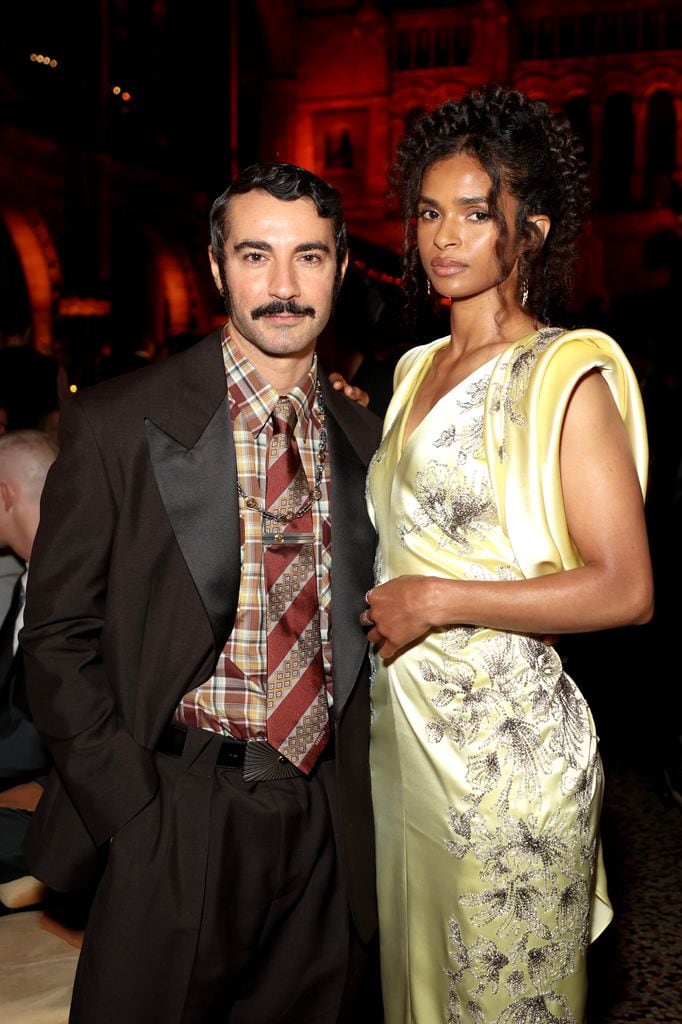 Dario Vitale y Ramla Ali attends the Clooney Foundation. 