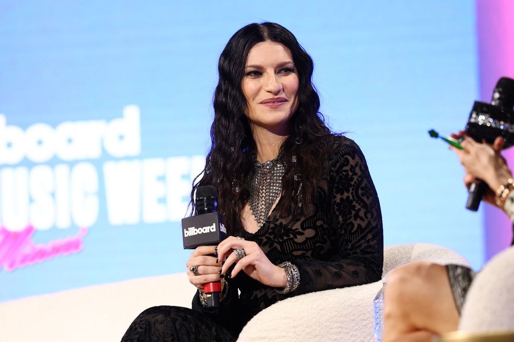 Laura Pausini durante la Billboard Latin Music Week en Miami 