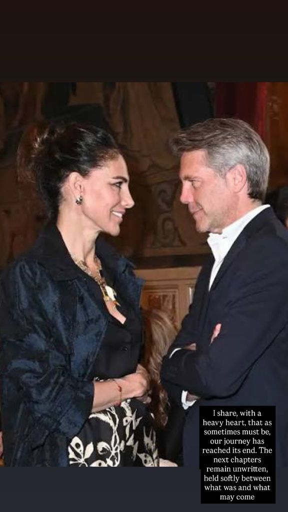 Con este mensaje se ha comunicado la ruptura entre Adriana Abascal y el príncipe italiano