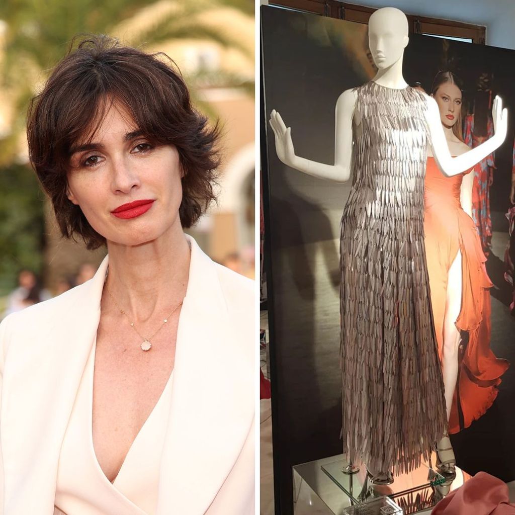 El vestido de escamas metalizadas que lució Paz Vega