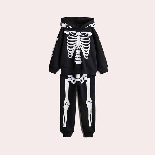 Conjunto Estampado de 2 Piezas en Tejido Sudadera H&M