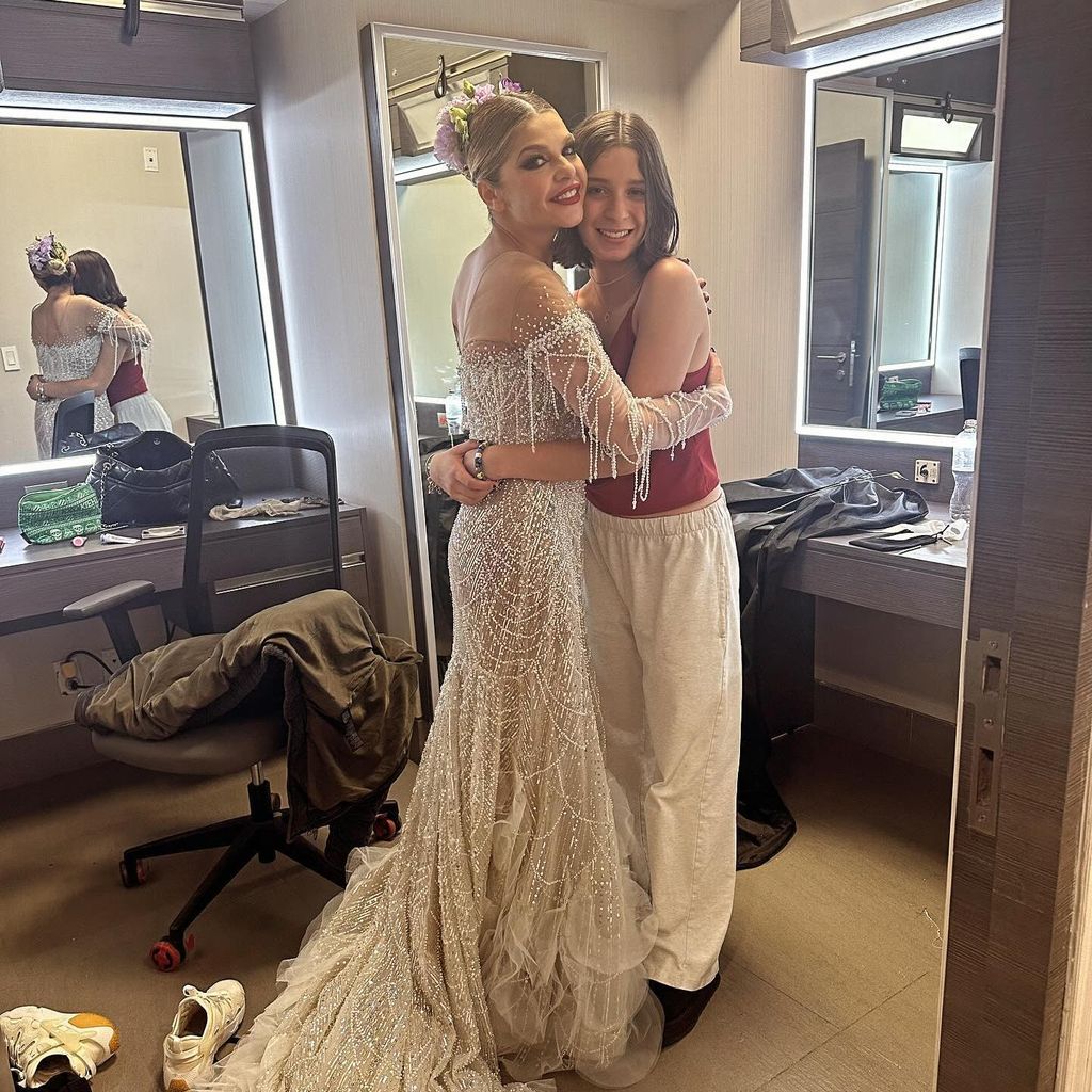 Itatí Cantoral y su hija María Itatí
