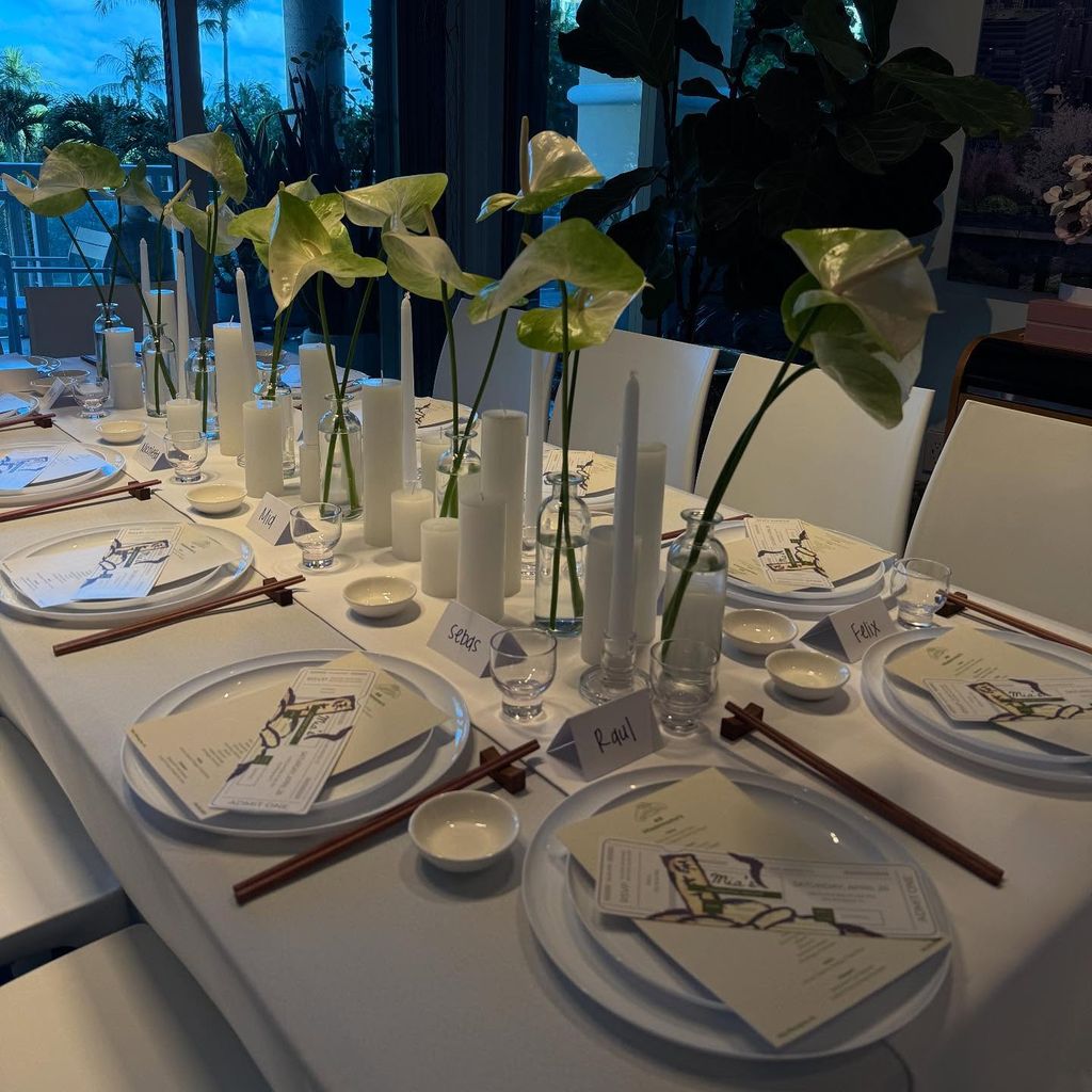 Mia de Molina mostró la linda mesa con la que recibió a sus invitados en su festejo de cumpleaños.
