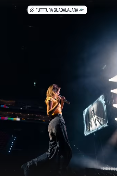 Tini se presentó en Gudalajara como parte de su 'FUTTTURA World Tour'.