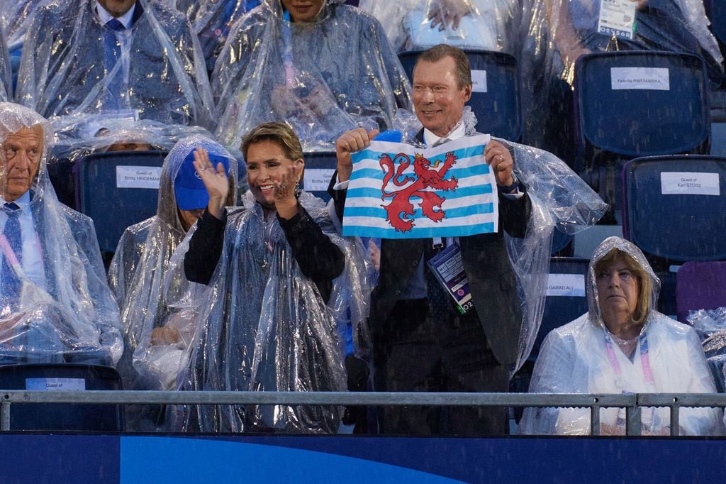 Enrique y María Teresa de Luxemburgo en la inauguración de los Juegos Olímpicos de París 2024