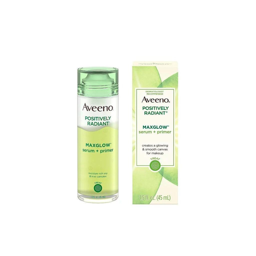 serum aveeno positively radiant maxglow serum primer