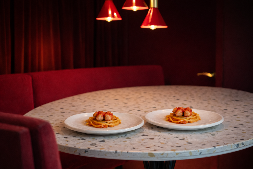 Spaghettone Gragnanese XXL con carabineros
