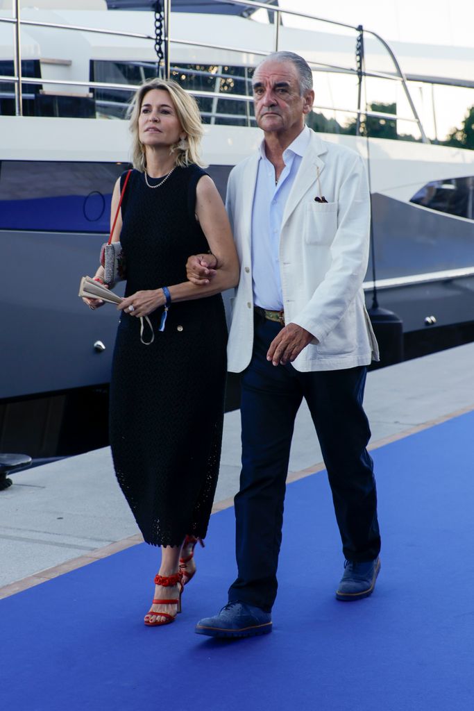 Mario Conde y María José de Castellvi acuden al 40º aniversario de Puerto Portals, en Mallorca