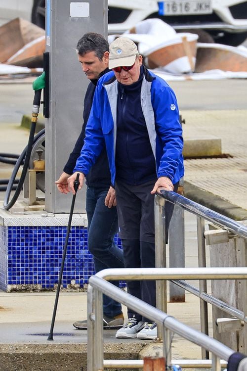 El rey Juan Carlos en Sanxenxo