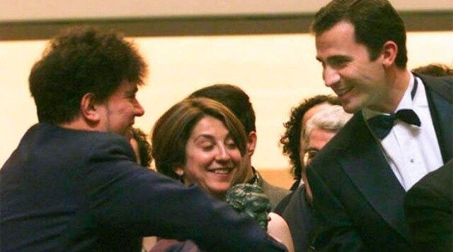 El entonces príncipe Felipe en los Premios Goya