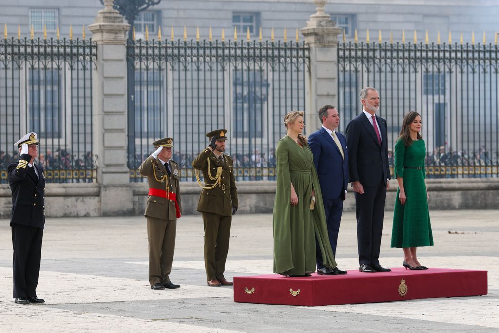 Los Reyes reciben a los Grandes Duques de Luxemburgo