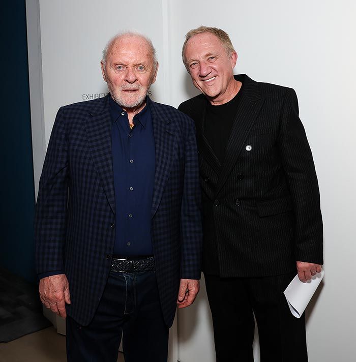 Anthony Hopkins y Francois-Henry Pinault