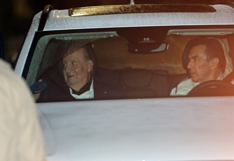 El rey Juan Carlos con Pedro Campos