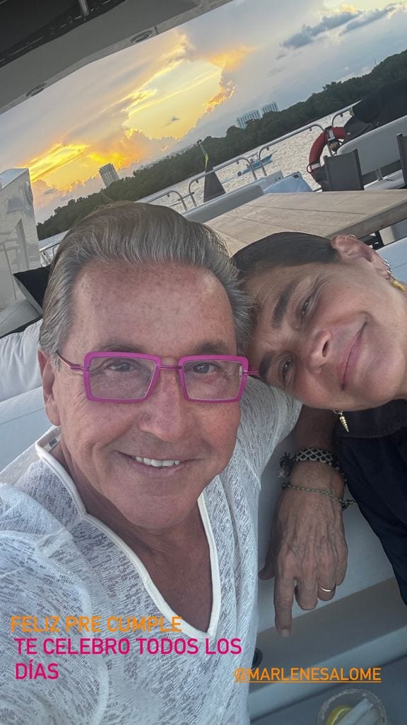 Ricardo Montaner celebra el cumpleaños de su esposa, Marlene Rodríguez