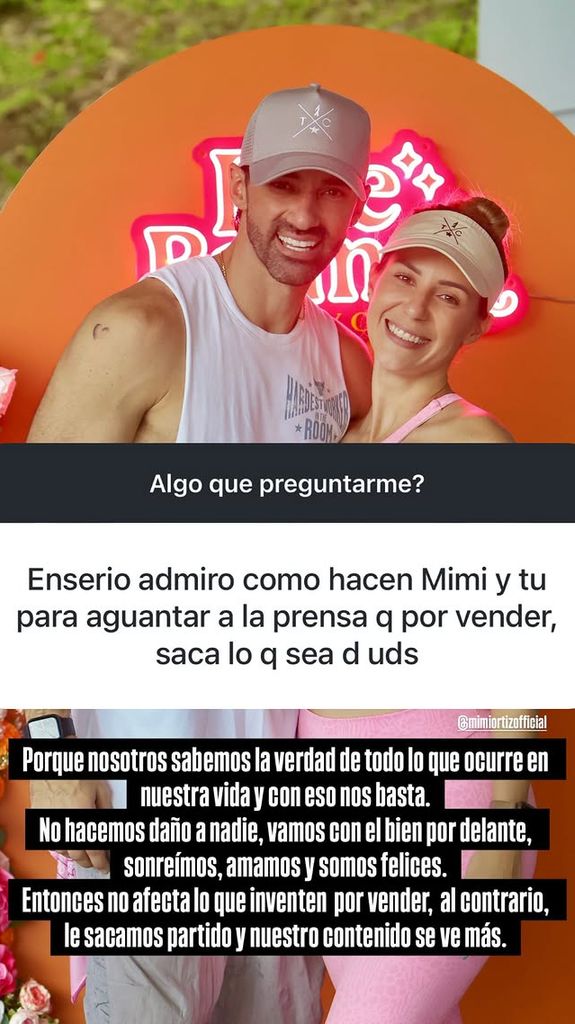 Toni Costa desestimó las falsas versiones que circulan sobre su noviazgo con Mimi.