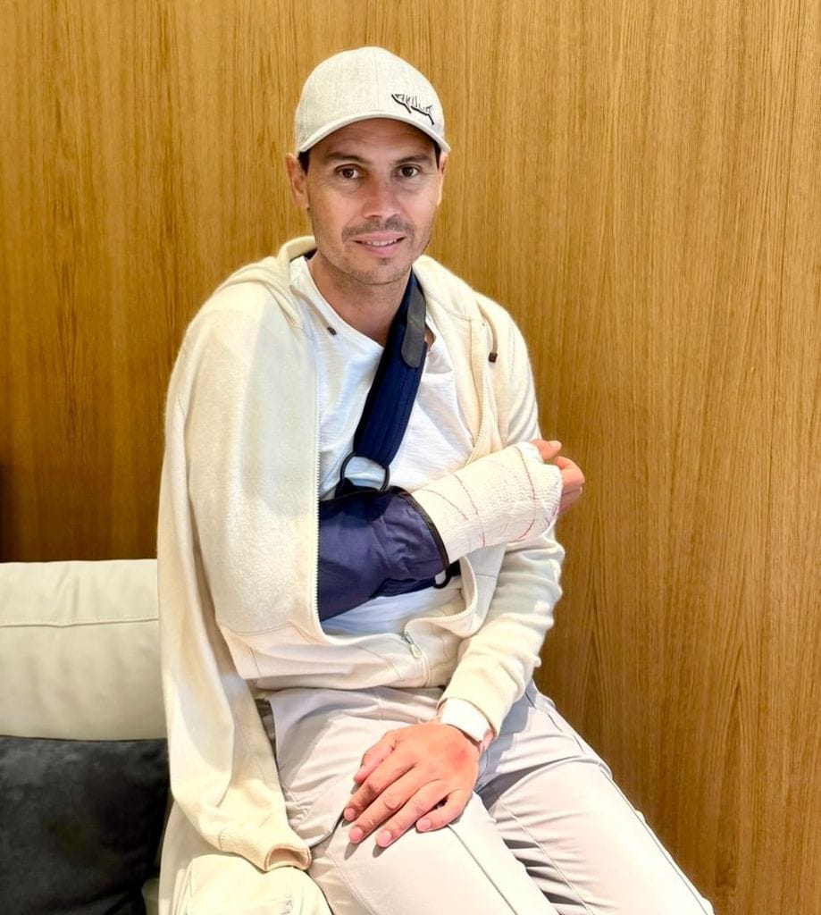 Rafael Nadal reveló que se sometió a una operación en la mano.